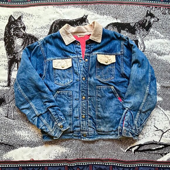 Buckaroo Other - Vintage 1960s Buckaroo by Big Smith Denim Jacket - Quilted Red Lining/Corduroy